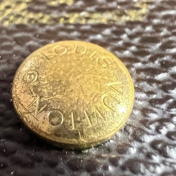 Louis Vuitton Monogram Canvas Tresor Wallet Vintage Brown Made in USA - Picture 2 of 13